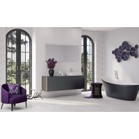 Плитка Cersanit 25x40 white satin structure