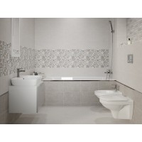 Фриз стеклянный Cersanit 1,5x40 dark beige