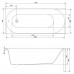 Ванна прямоугольная Cersanit Octavia 170x70 с ножками