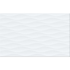 Плитка Cersanit Rika 25x40 white wave structure glossy