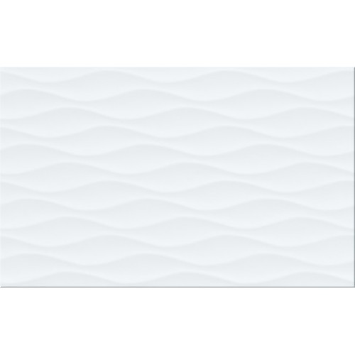Плитка Cersanit Rika 25x40 white wave structure glossy