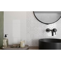 Плитка Cersanit Sansa 25x40 white pattern glossy