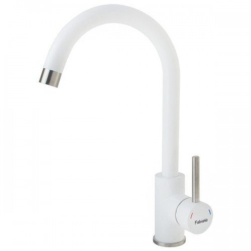 Смеситель для кухни Fabiano FKM 41 S/S Alpine White