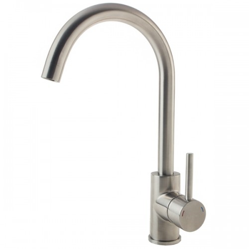 Смеситель для кухни Fabiano FKM 41 S/Steel Inox