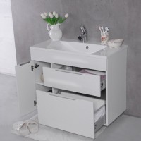 Тумба Fancy Marble Bermuda 2 з умивальником Amelia 900C