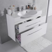 Тумба Fancy Marble Sumatra 2 з раковиною Carme 980