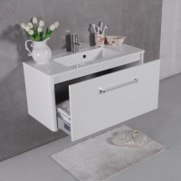 Тумба Fancy Marble Bali з умивальником Annabelle 900