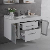 Тумба Fancy Marble Barbados 2 з умивальником Nadja 1200C