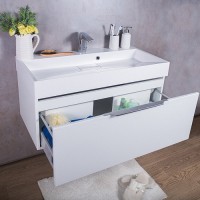 Тумба Fancy Marble Bermuda 1 з умивальником Ashley 900C