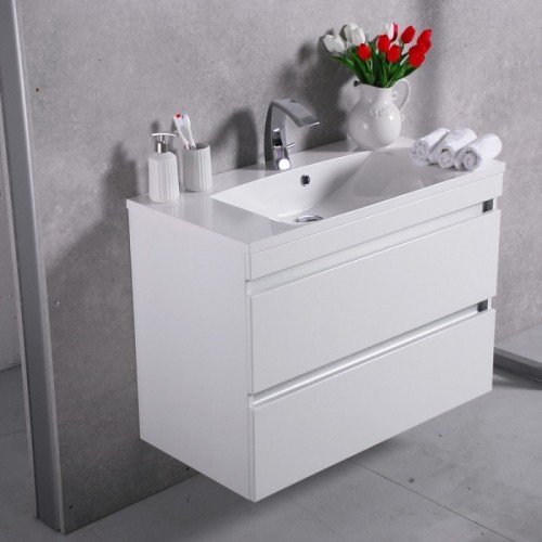 Тумба Fancy Marble Borneo з раковиною Amelia 900