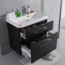 Тумба Fancy Marble Devon венге з раковиною Carla 800