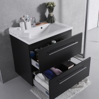 Тумба Fancy Marble Goa венге з умивальником Dallas 800