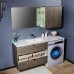 Тумба Fancy Marble Vivara с умывальником Lauretta 1500 L/R