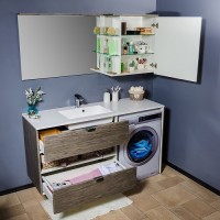 Тумба Fancy Marble Vivara з умивальником Lauretta 1500 L/R