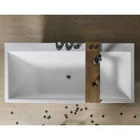 Ванна из литого камня Fancy Marble Edward 1804x796x590 мм