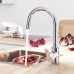 Змішувач для кухні Grohe Eurostyle Cosmopolitan з висувним виливом 31482002