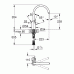 Смеситель для кухни Grohe Eurosmart Cosmopolitan 32843000