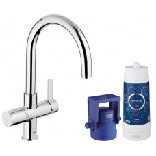 Смеситель для кухни с фильтром очистки воды Grohe Blue Pure 33249001