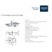 Мойка для кухни Grohe K300 860x500 + смеситель Eurosmart однорычажный (31565SD0)