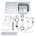 Мойка для кухни Grohe K300 860x500 + смеситель Eurosmart однорычажный (31565SD0)