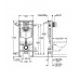 Инсталляция Grohe Rapid SL 3 в 1 39503000 c панелью смыва Skate Air 38505000 хром