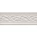 Фриз Intercerama Arabesco 23x8 білий