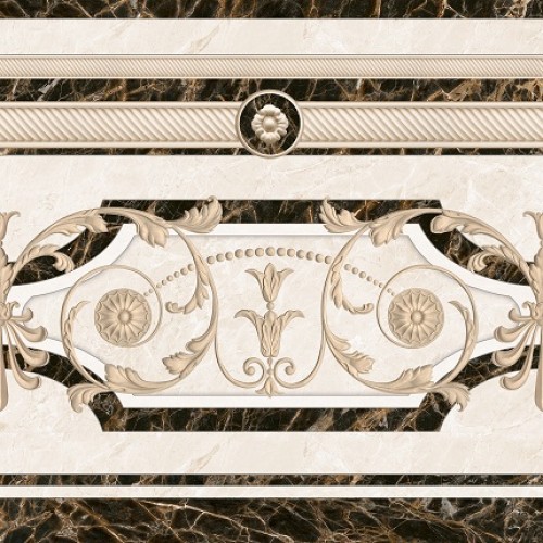 Декор Intercerama Fenix 43x43 бежевый (021-2)