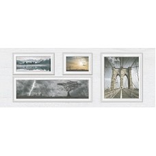 Декор Intercerama Indy 23x60 серый