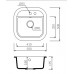 Кухонная мойка Marmorin LAVER 1K 500x500 (5101030xx)