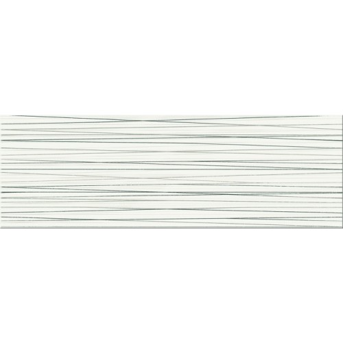 Декор Opoczno Ecosta white inserto stripes silver 25x75