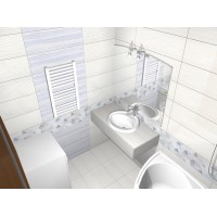 Декор Opoczno Elegant Stripes 25x75 geometric inserto geo