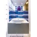 Декор Opoczno Elegant Stripes 25x75 artistico blue inserto geo