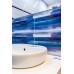Декор Opoczno Elegant Stripes 25x75 artistico blue inserto geo
