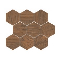 Мозаика Opoczno Finwood 28x33,7 ochra hexagon