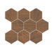 Мозаика Opoczno Finwood 28x33,7 ochra hexagon