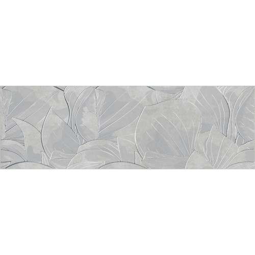 Декор Opoczno Flower Cemento 24x74 light grey inserto