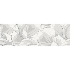 Декор Opoczno Flower Cemento 24x74 white inserto