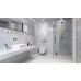 Декор Opoczno Flower Cemento 24x74 light grey inserto