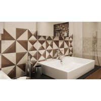 Декор Opoczno Geometrica 25x75 beige inserto geo