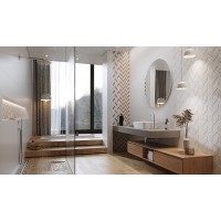 Мозаика Opoczno Love You White Half Mosaic Satin 29x29