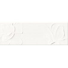 Плитка Opoczno Structure Pattern 25x75 white flower structure