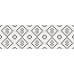 Декор Opoczno Pret-A-Porter 25x75 black&white mosaic