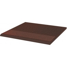 Ступень Paradyz Cloud 30x30 brown prosta duro