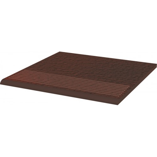 Ступень Paradyz Cloud 30x30 brown prosta duro
