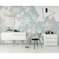 Декор Paradyz Esagon Concrete 17,1x19,8 Silver Inserto B