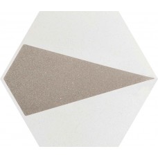Декор Paradyz Esagon Concrete 17,1x19,8 Silver Inserto A