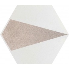 Декор Paradyz Esagon Concrete 17,1x19,8 Silver Inserto C