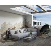 Плитка Paradyz Hexx Universum 26x26 Wood Beige Heksagon