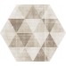 Плитка Paradyz Hexx Universum 26x26 Motyw Crema Heksagon