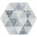 Плитка Paradyz Hexx Universum 26x26 Motyw Grigio Heksagon